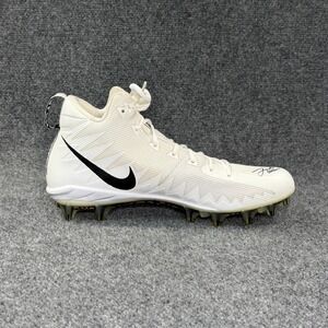 Nike Josh Allen Signed Alpha Menace Pro Mid Football Cleat Men's 12 White